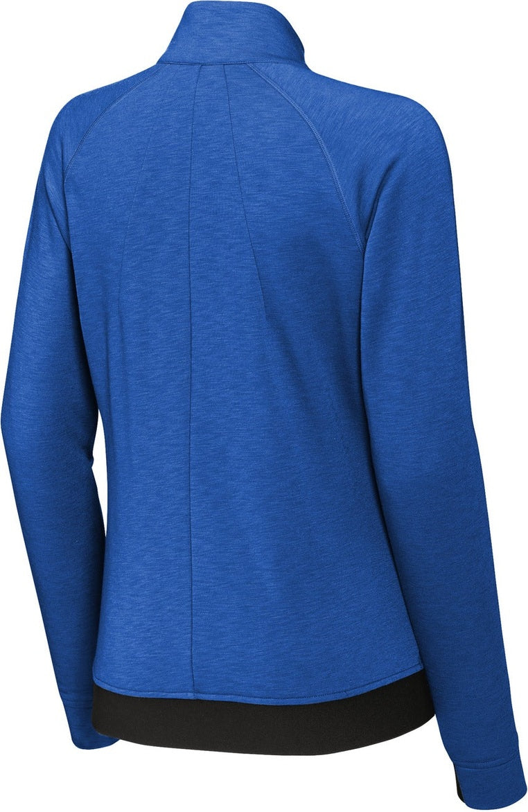 Rear View of TrueRoyal Sport-Tek Women's PosiCharge Strive Full-Zip LST570