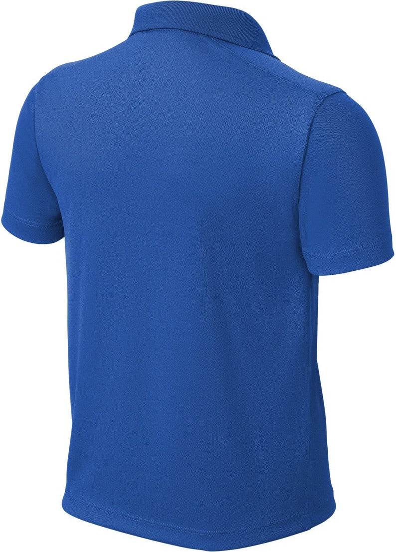 Front View of TrueRoyal Sport-Tek Youth UV Micropique Polo YST740