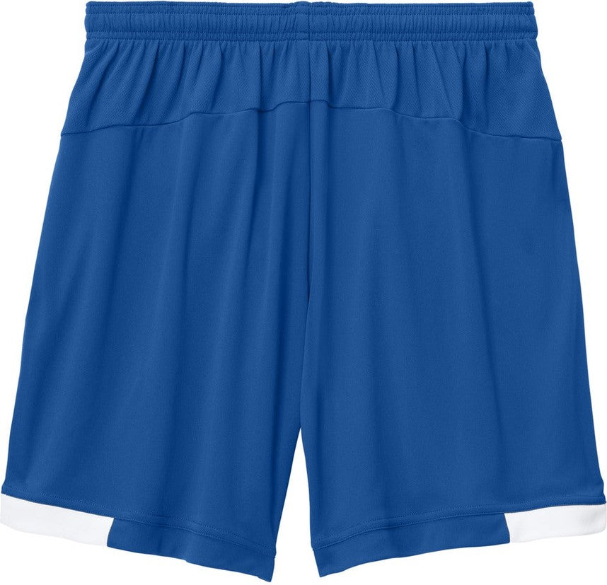 Rear View of TRy/White Sport-Tek Club 7" Short ST442