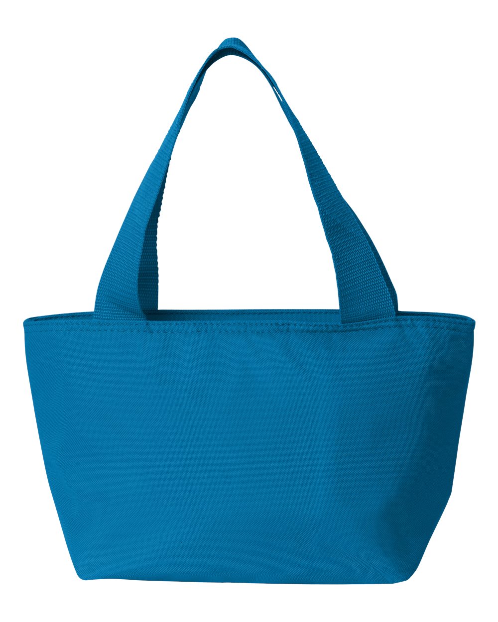 Rear View of Turquoise Recycled Cooler Bag - 8808
