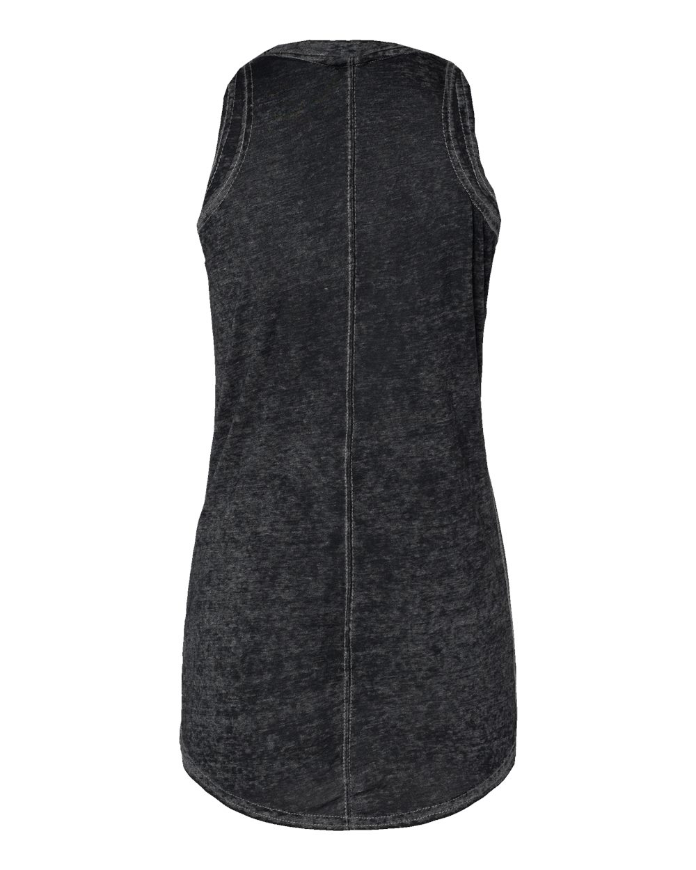 Front View of Twisted Black Women’s Zen Jersey Tank Top - 8117