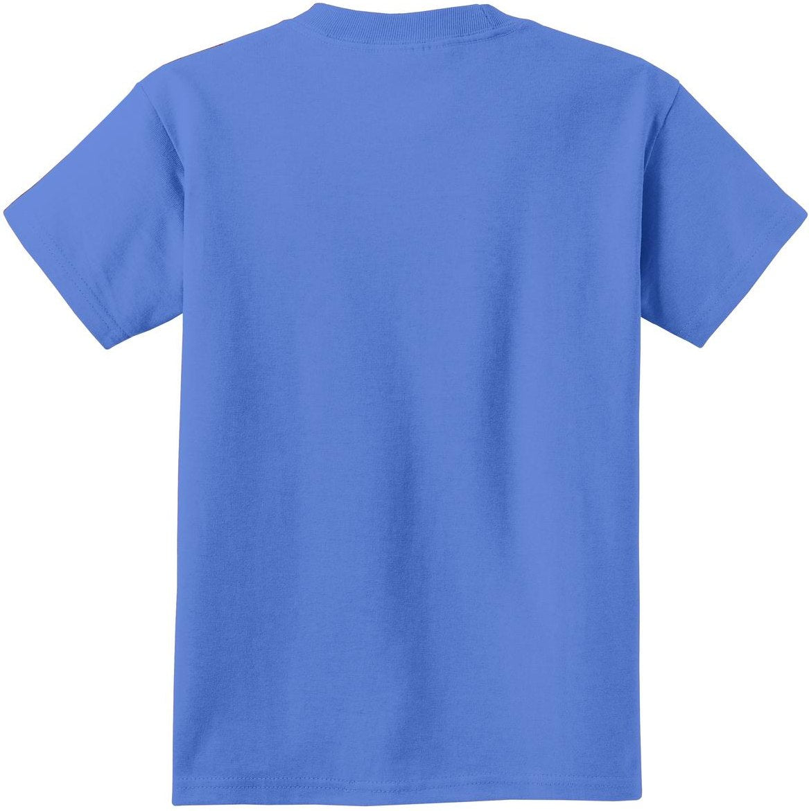 Front View of Ultramarine Port & Co Youth Essential Tee. PC61Y