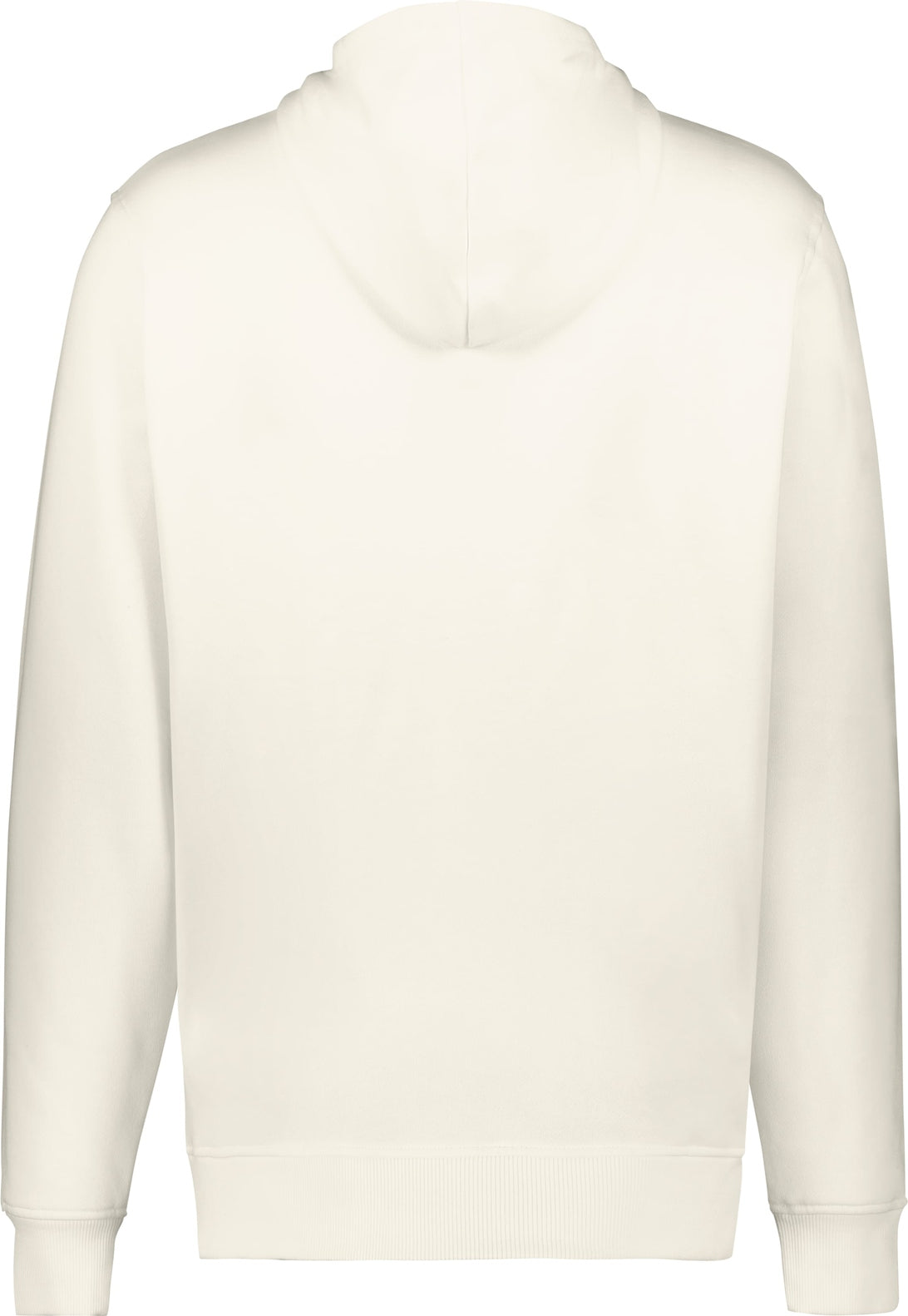 Rear View of VANILLA 60/40 FLEECE HOODY