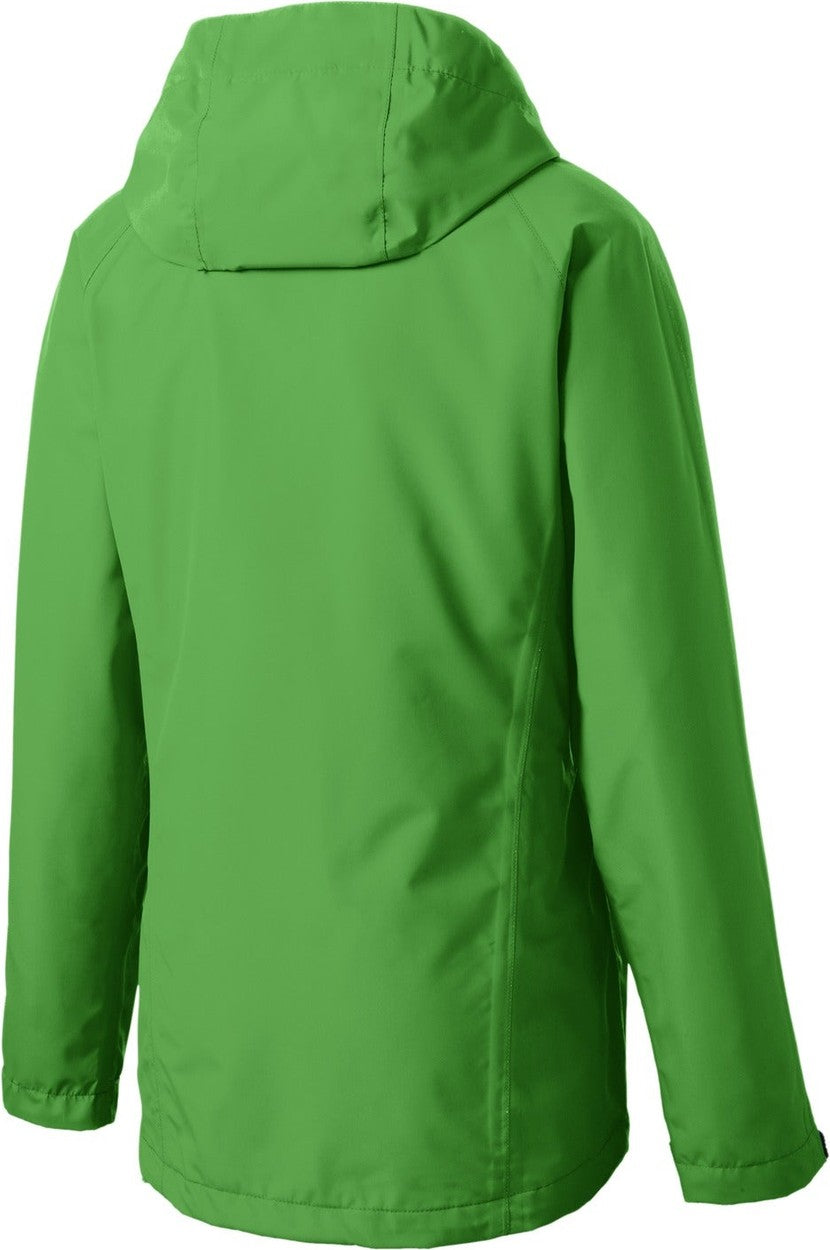 Front View of Vine Green Port Authority Women's Torrent Waterproof Jacket. L333