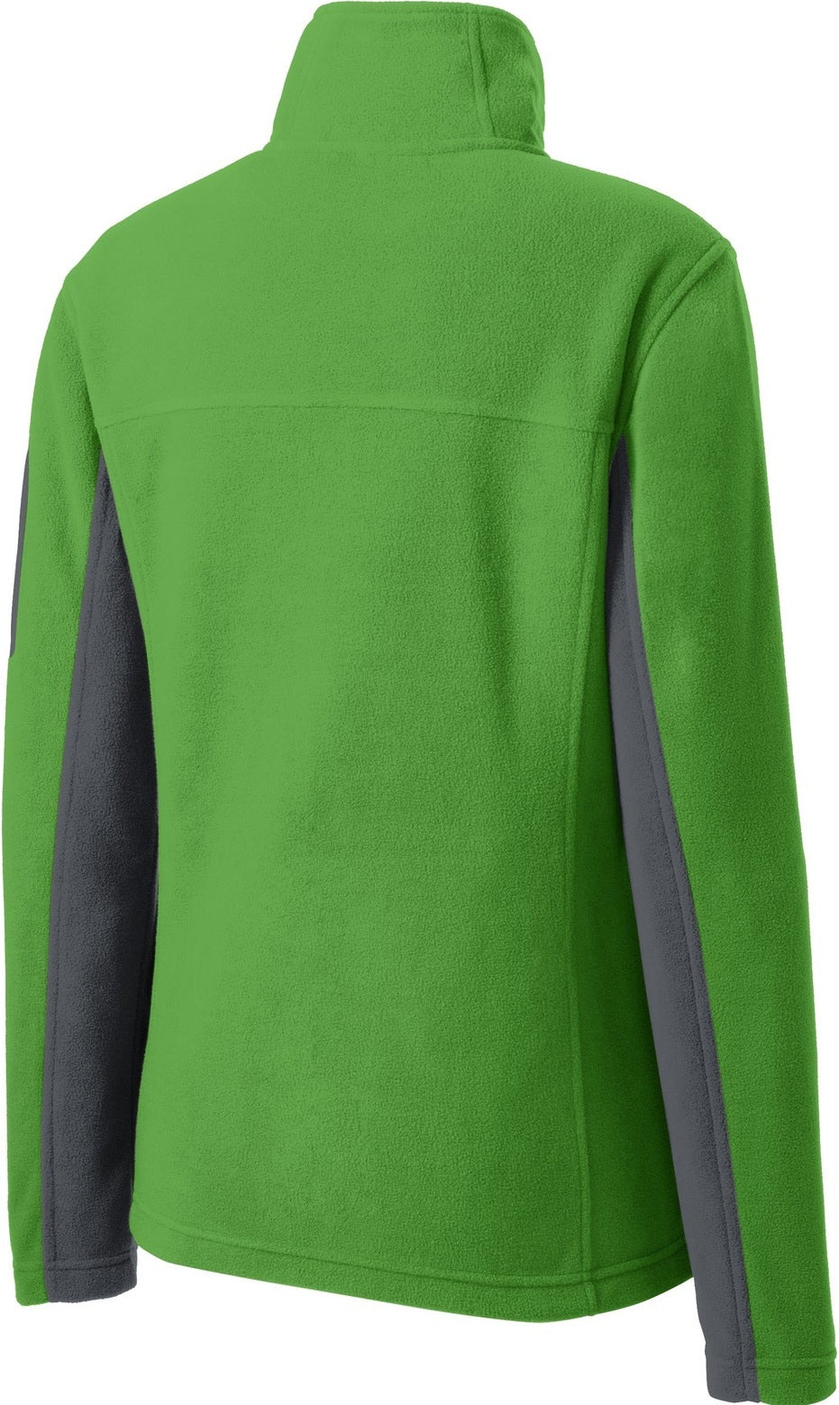 Front View of Vine Green/Mag Port Authority Women's Summit Fleece Full-Zip Jacket. L233