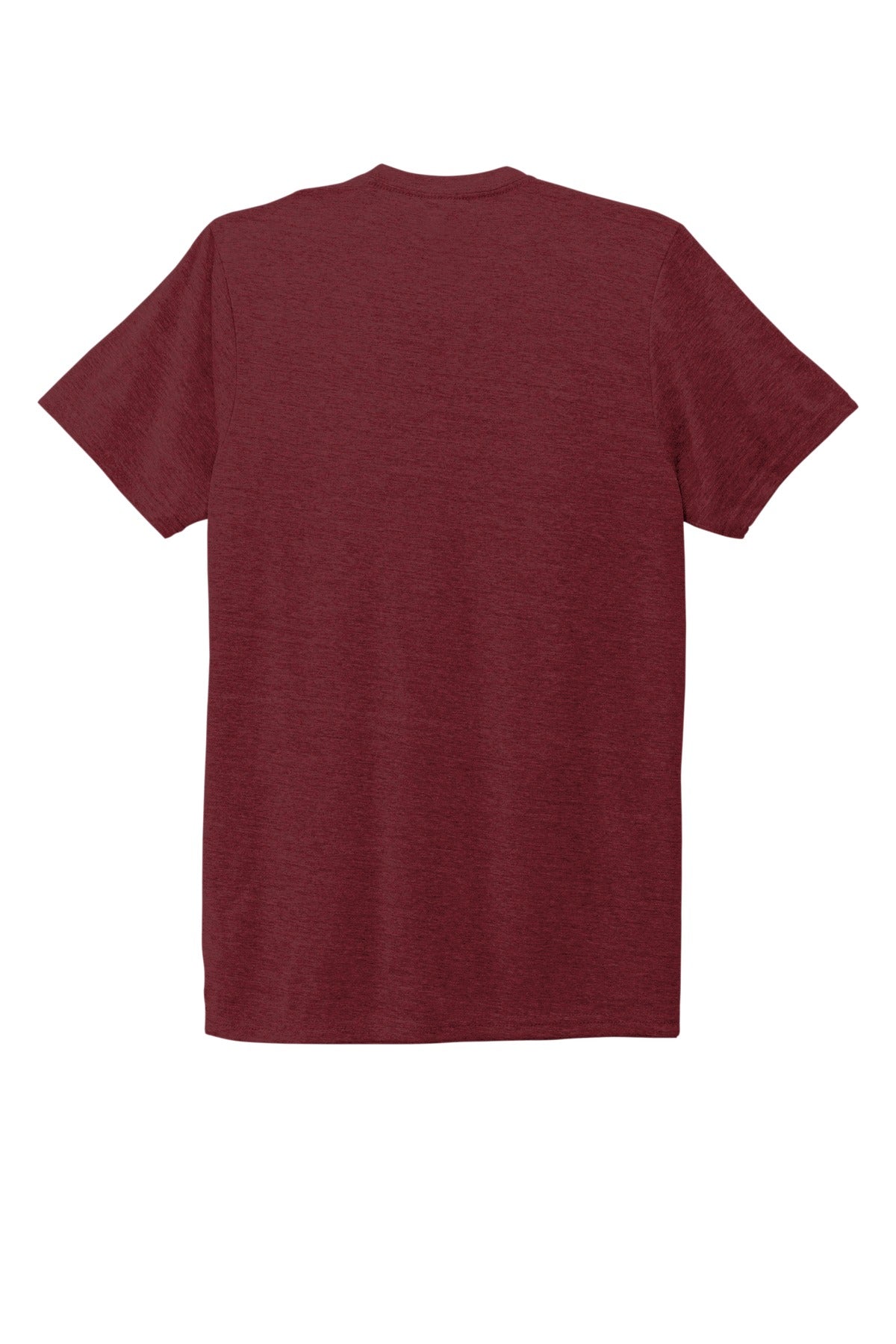 Front View of Vino Red Allmade Unisex Tri-Blend Tee AL2004