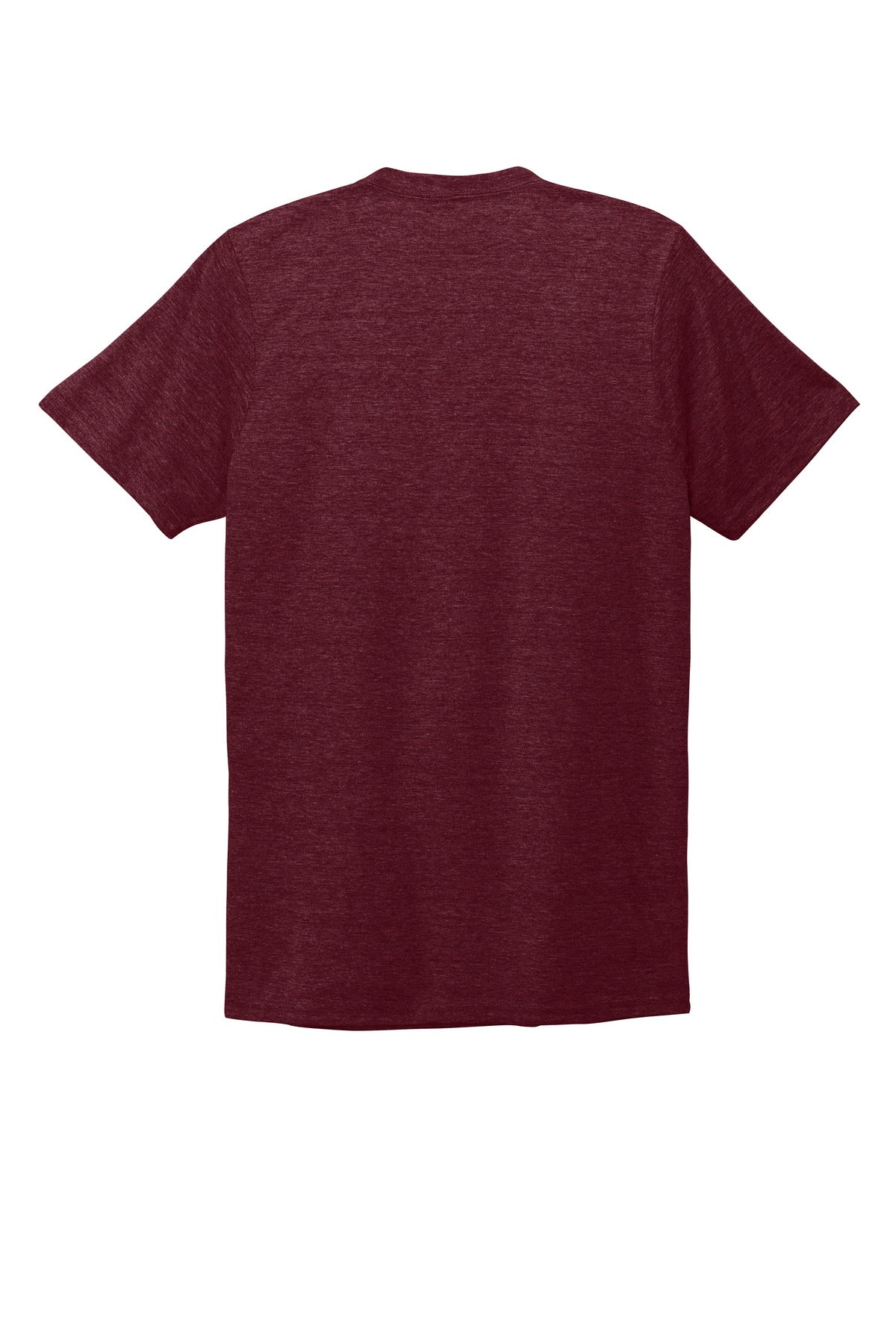Front View of Vino Red Allmade Unisex Tri-Blend V-Neck Tee AL2014