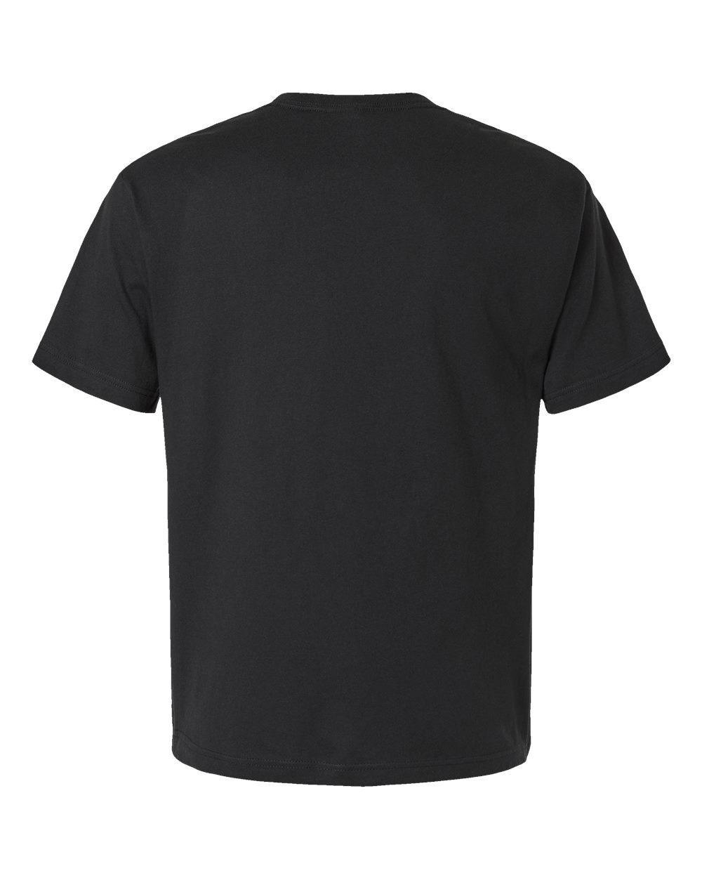 Front View of Vintage Black 6 oz. Heavyweight Tee - 3010