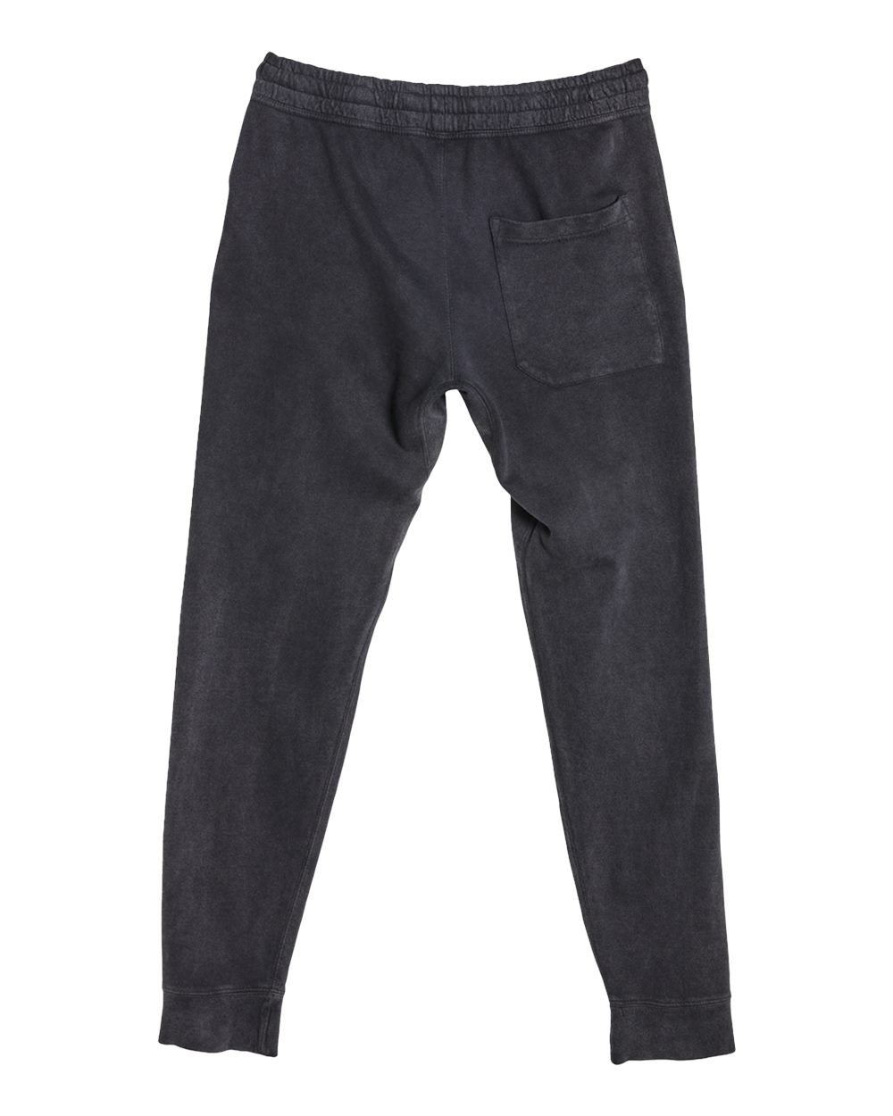 Front View of Vintage Black Vintage Joggers - LST009