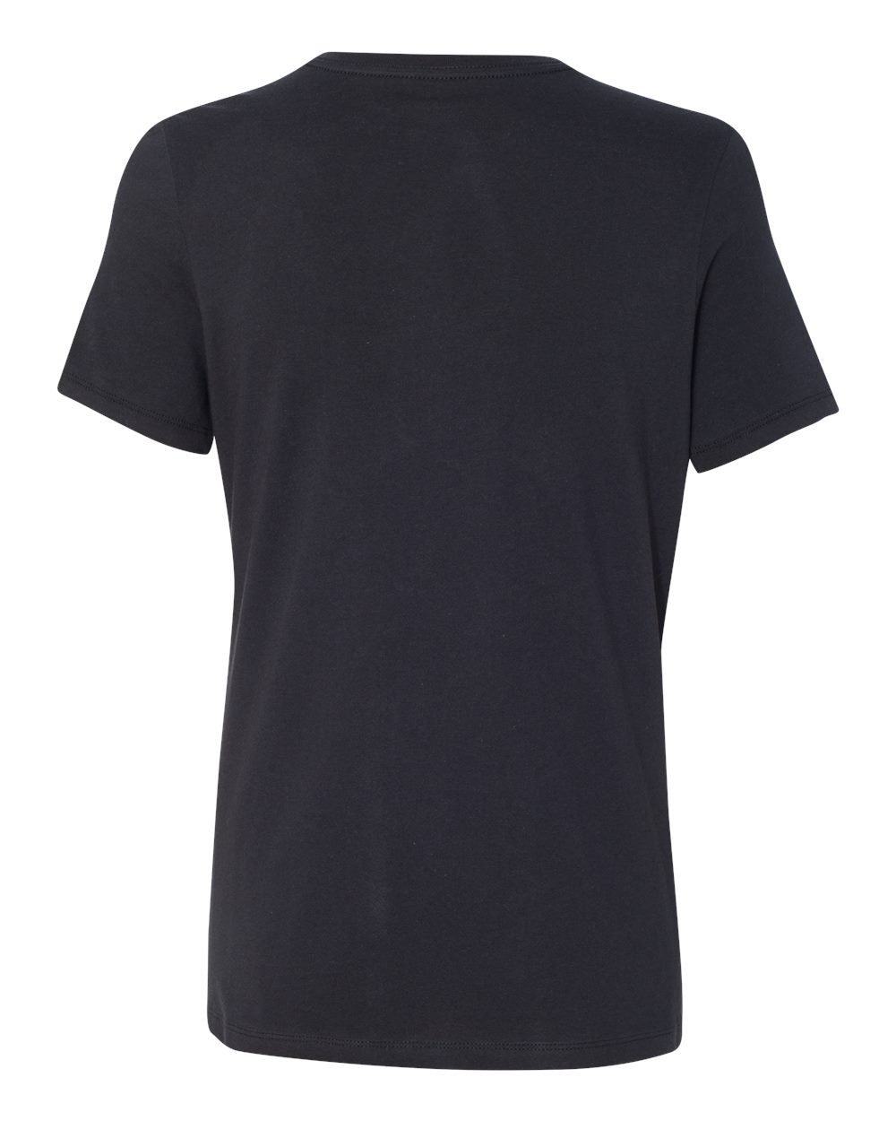 Rear View of Vintage Black Women’s Relaxed Jersey Tee - 6400