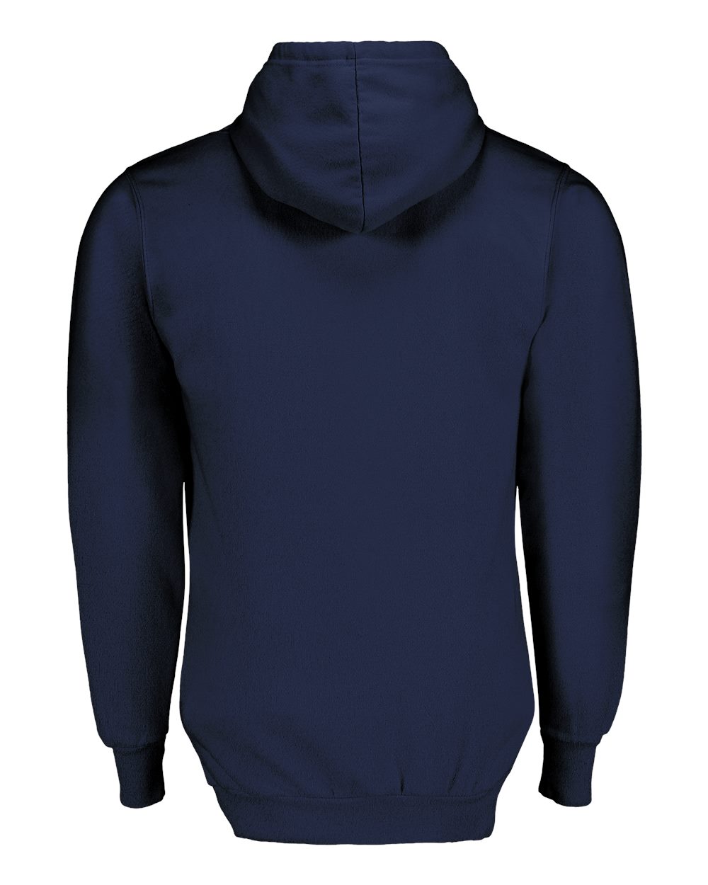 Rear View of Vintage Blue Vintage Fleece Hooded Sweatshirt - 1478