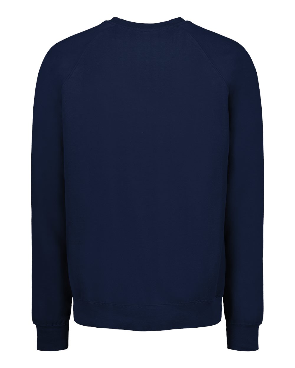 Front View of Vintage Blue Vintage Fleece Raglan Crewneck Sweatshirt - 17116