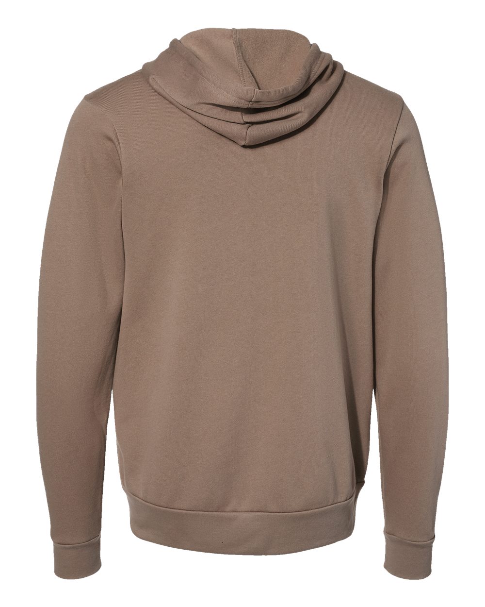 Front View of Vintage Brown Sponge Fleece Full-Zip Hoodie - 3739
