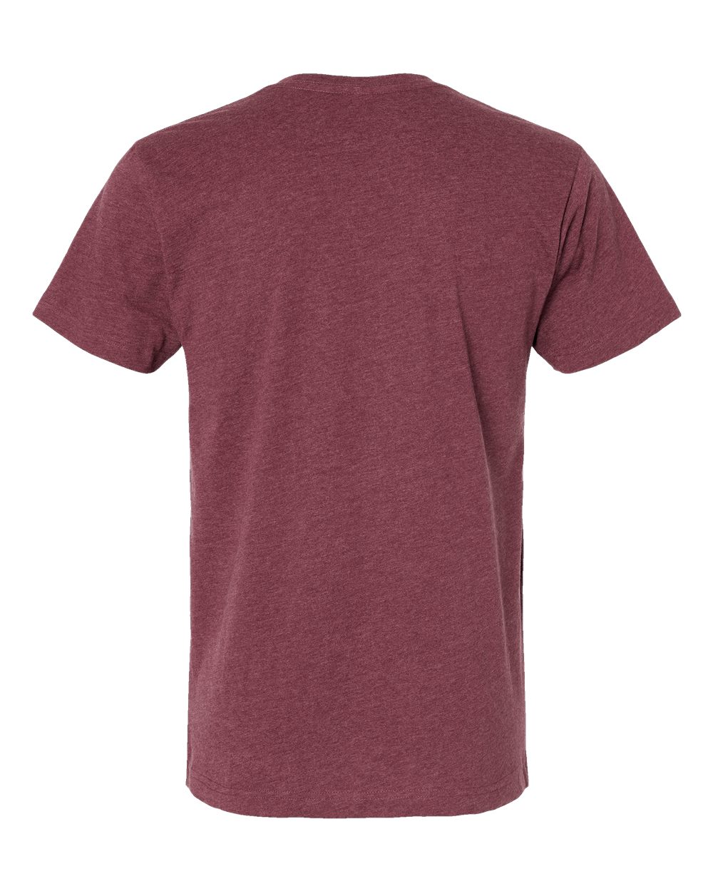 Rear View of Vintage Burgundy Fine Jersey Tee - 6901