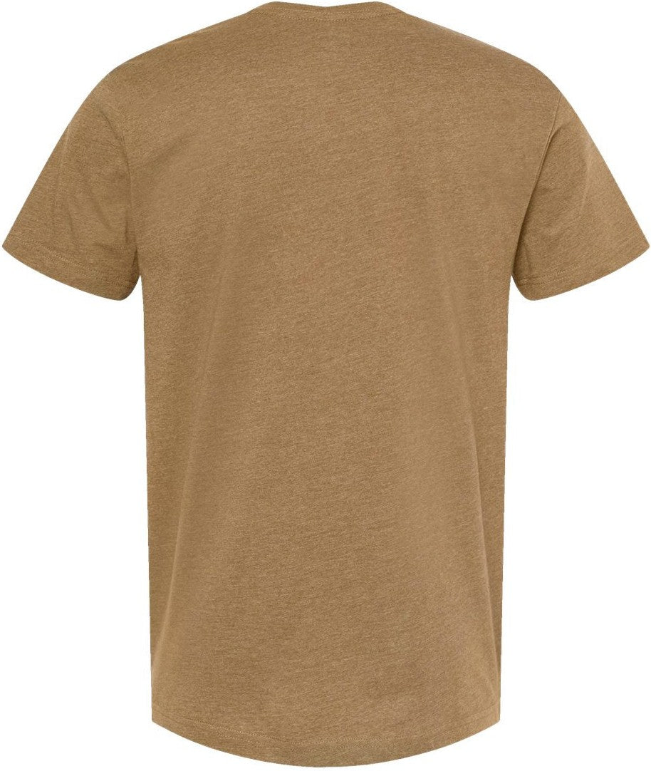 Rear View of Vintage Coyote Brown Fine Jersey Tee - 6901
