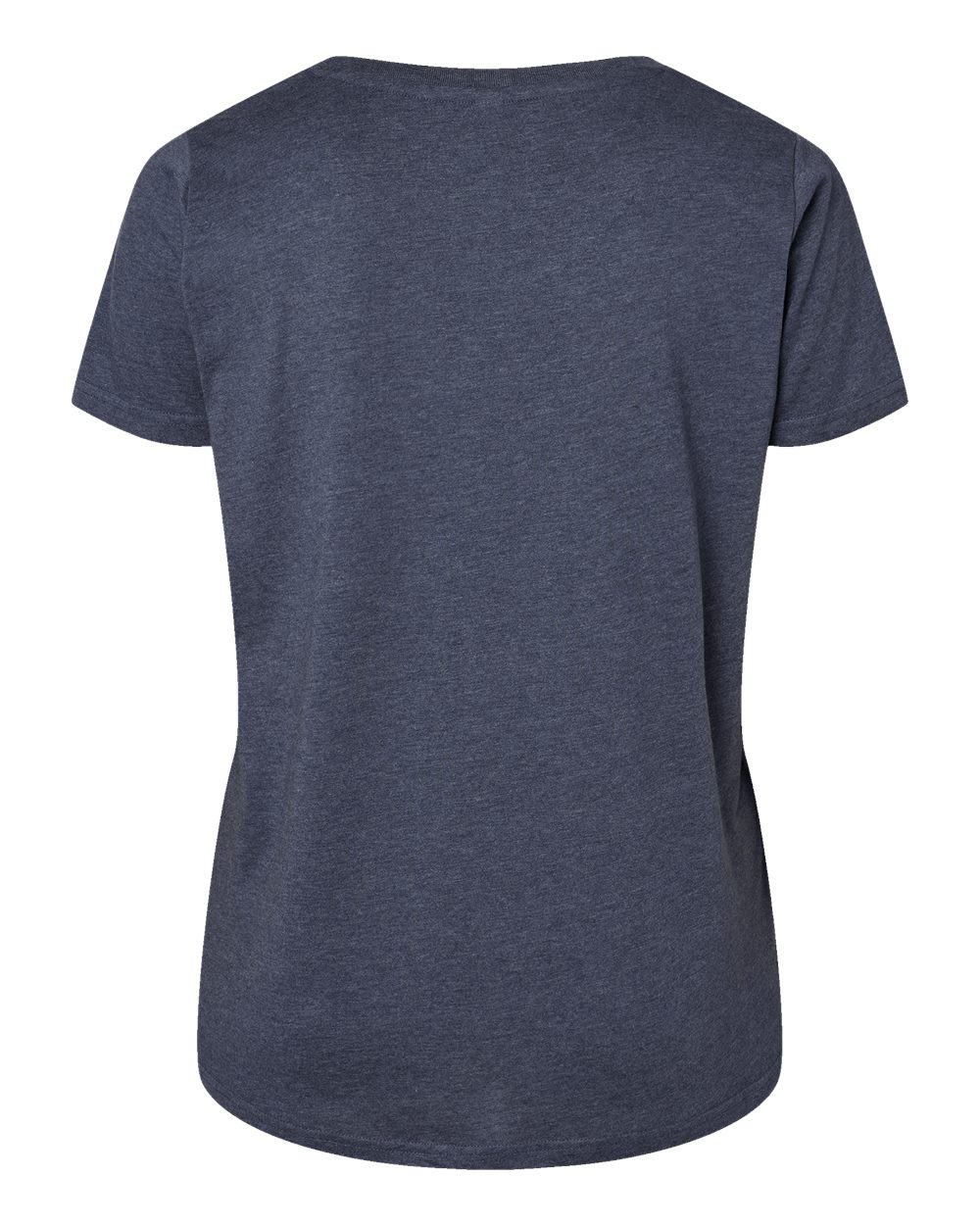 Front View of Vintage Denim Curvy Collection Women's Fine Jersey Tee - 3816