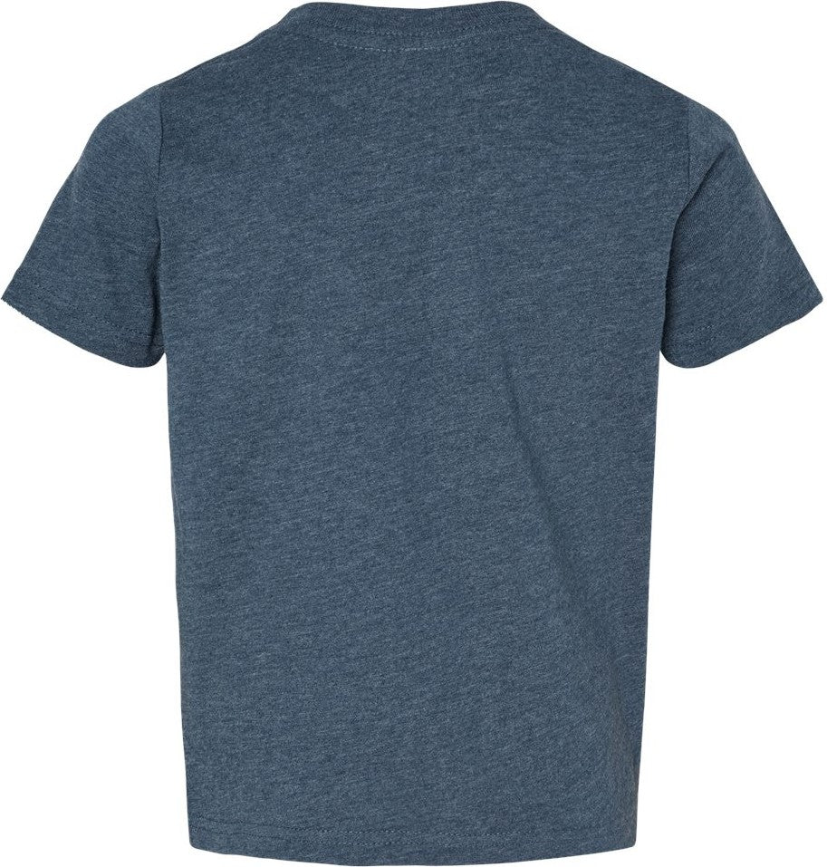 Front View of Vintage Denim Toddler Fine Jersey Tee - 3321