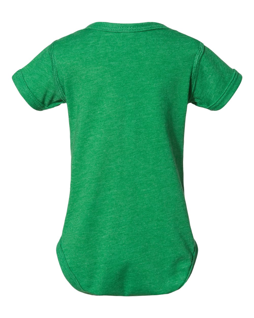 Front View of Vintage Green Infant Fine Jersey Bodysuit - 4424
