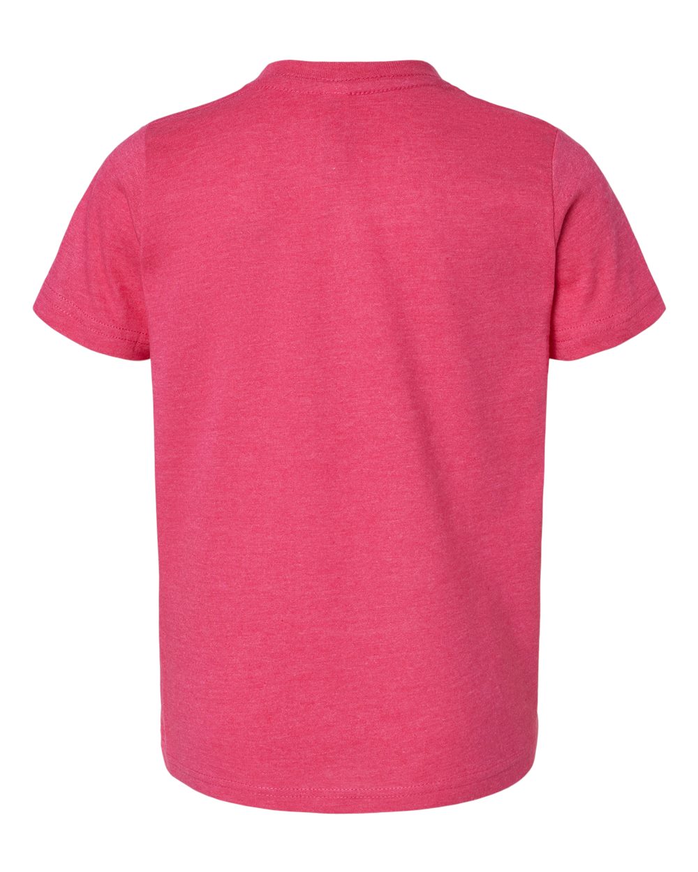 Front View of Vintage Hot Pink Toddler Fine Jersey Tee - 3321