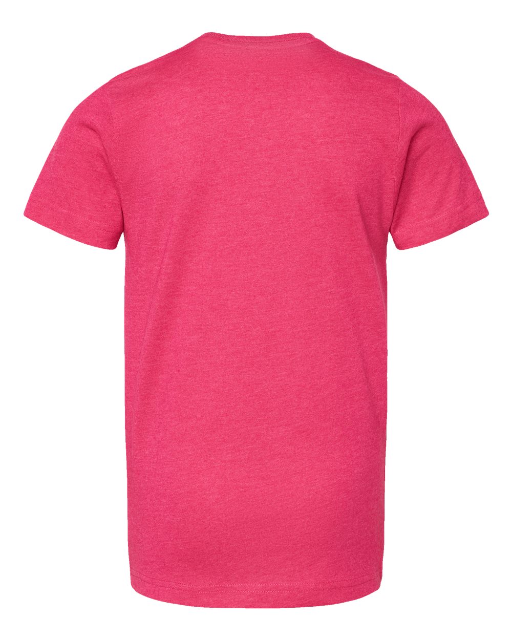 Front View of Vintage Hot Pink Youth Fine Jersey Tee - 6101