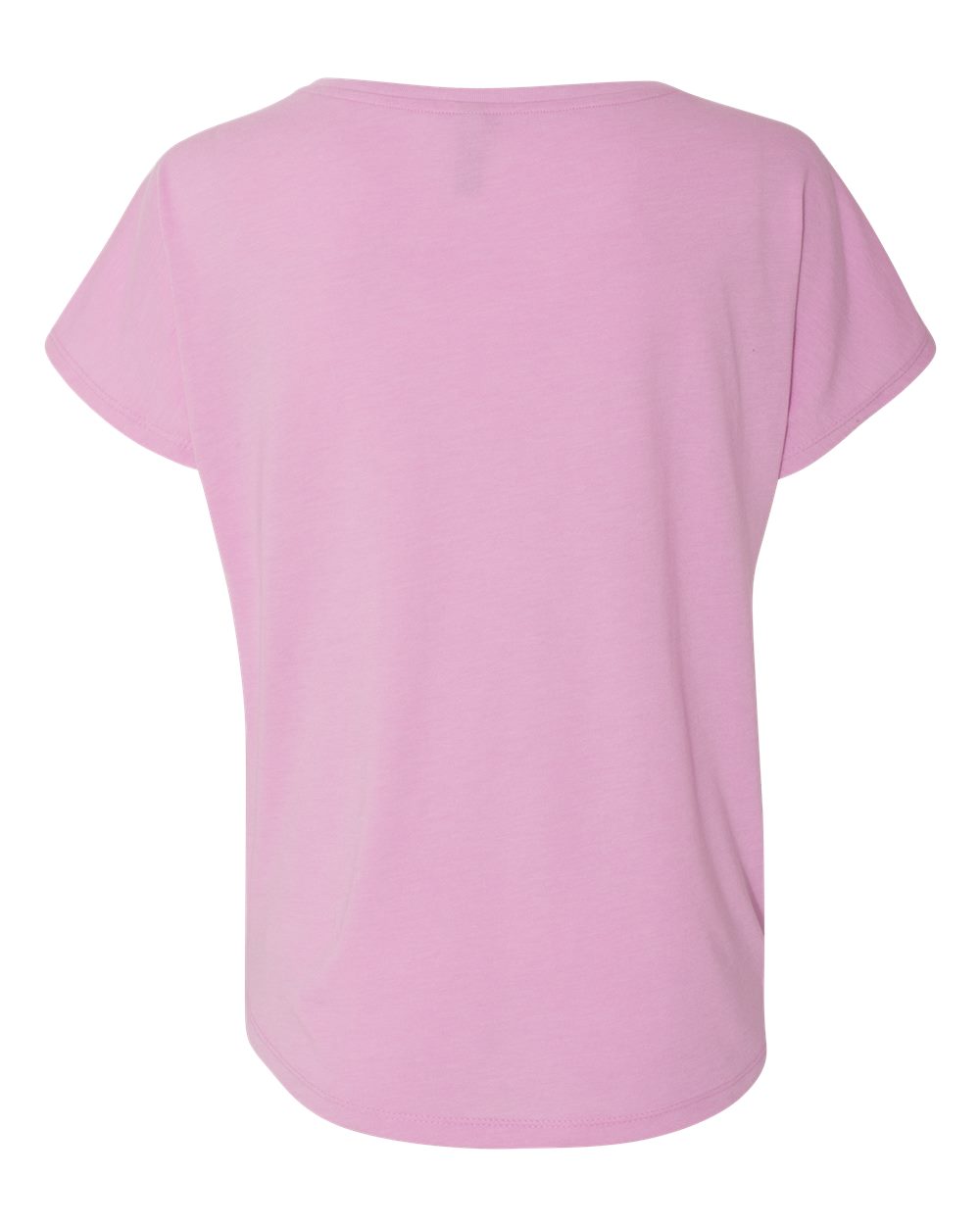 Rear View of Vintage Lilac Women’s Triblend Dolman T-Shirt - 6760