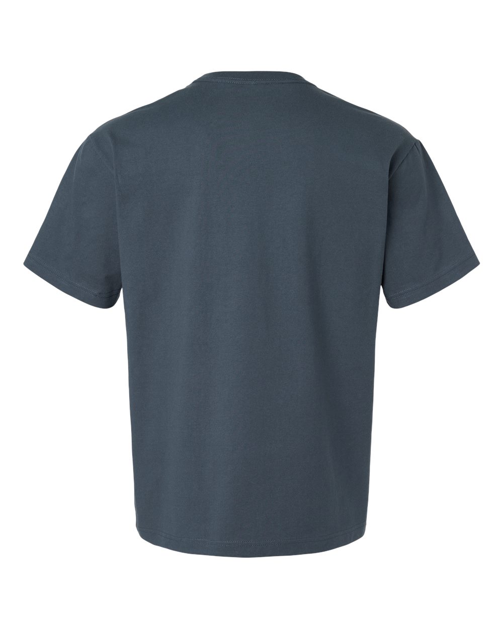 Front View of Vintage Navy 7.5 oz Heavyweight Tee - 4610
