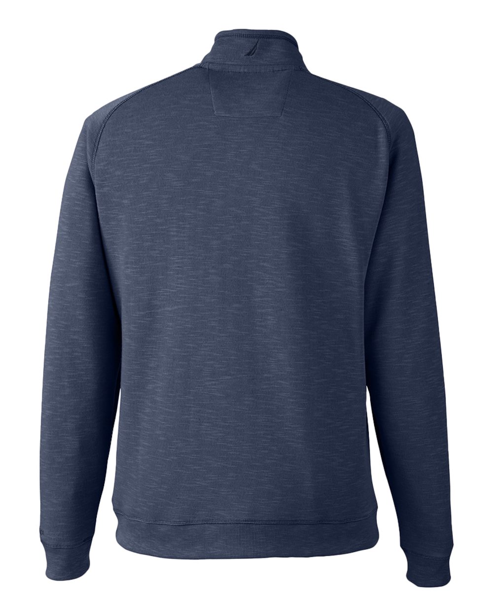 Front View of Vintage Navy Sun Surfer Supreme Quarter-Zip Sweatshirt - N17991