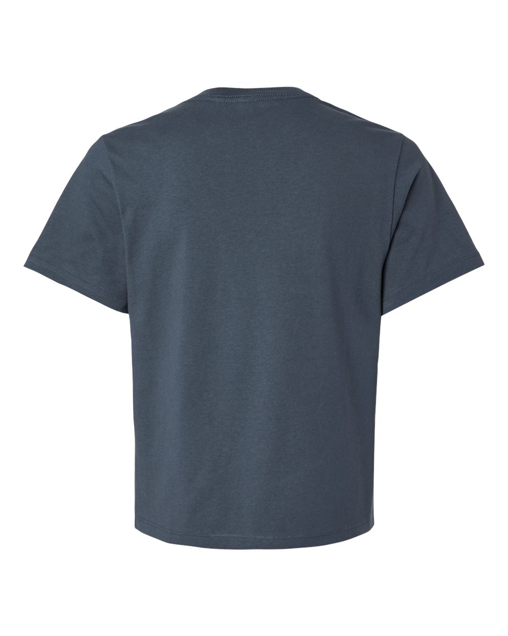 Rear View of Vintage Navy Women&#39;s 6 oz Heavyweight Tee - 6110