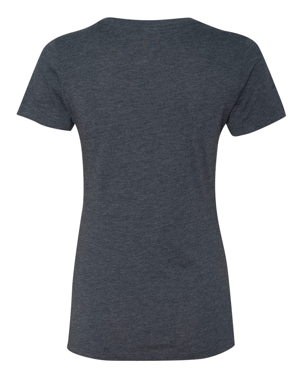 Rear View of Vintage Navy Women’s Triblend T-Shirt - 6710