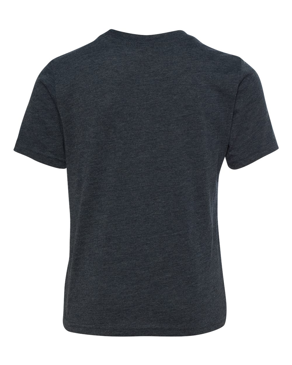 Rear View of Vintage Navy Youth Triblend T-Shirt - 6310