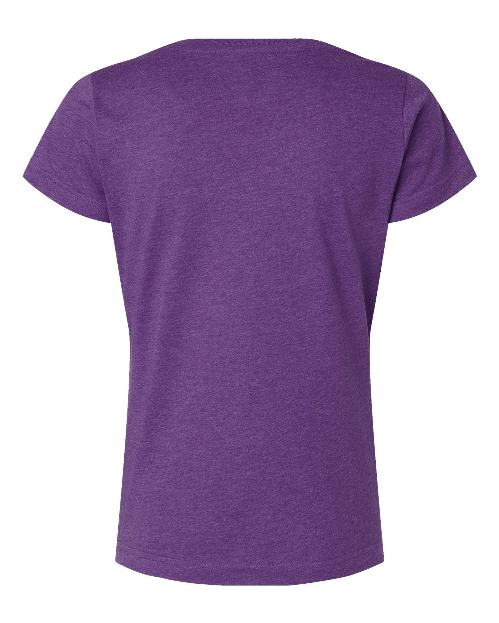 Rear View of Vintage Purple Women's Fine Jersey Tee - 3516