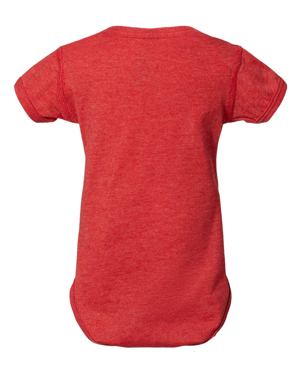 Front View of Vintage Red Infant Fine Jersey Bodysuit - 4424