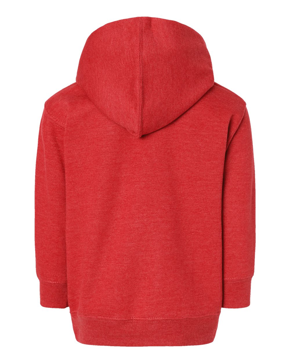 Front View of Vintage Red Toddler Pullover Fleece Hoodie - 3326