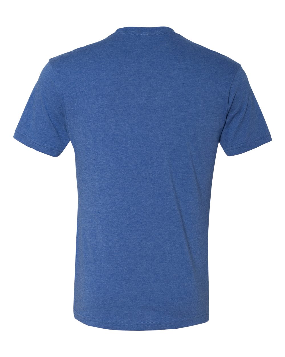 Rear View of Vintage Royal Triblend T-Shirt - 6010
