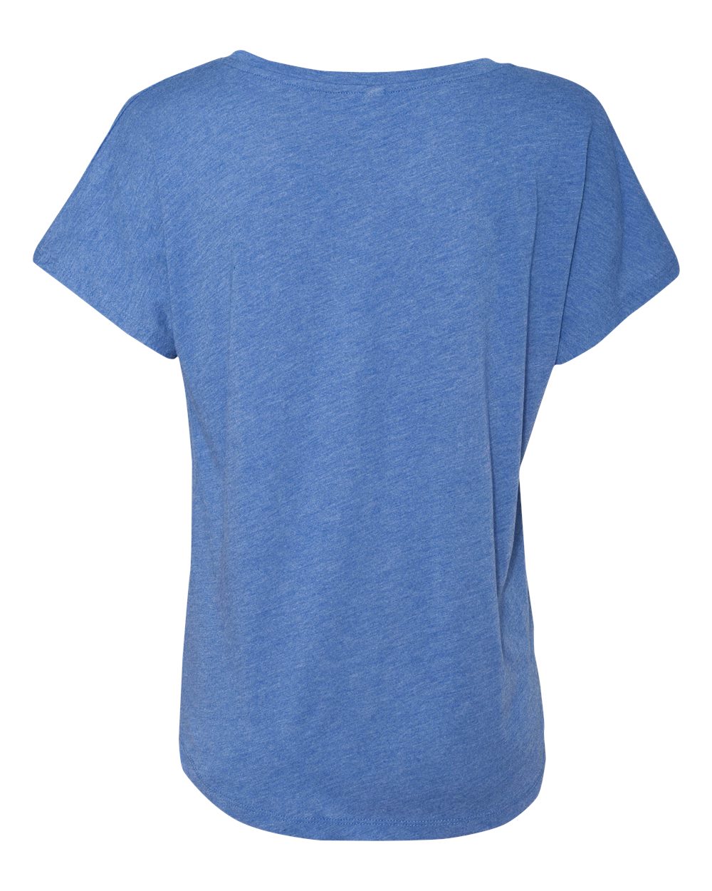 Rear View of Vintage Royal Women’s Triblend Dolman T-Shirt - 6760
