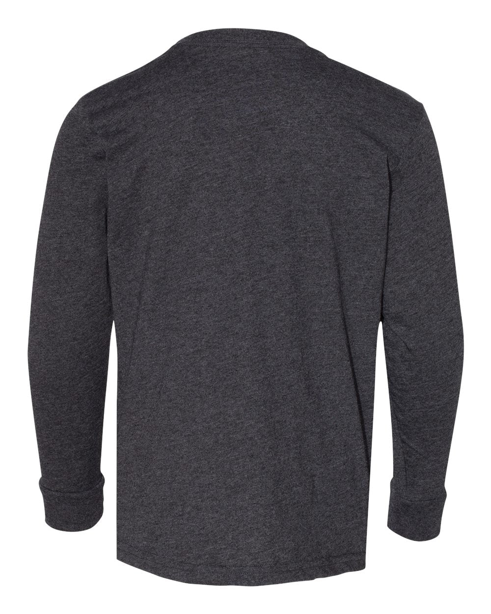 Front View of Vintage Smoke Youth Fine Jersey Long Sleeve Tee - 6201