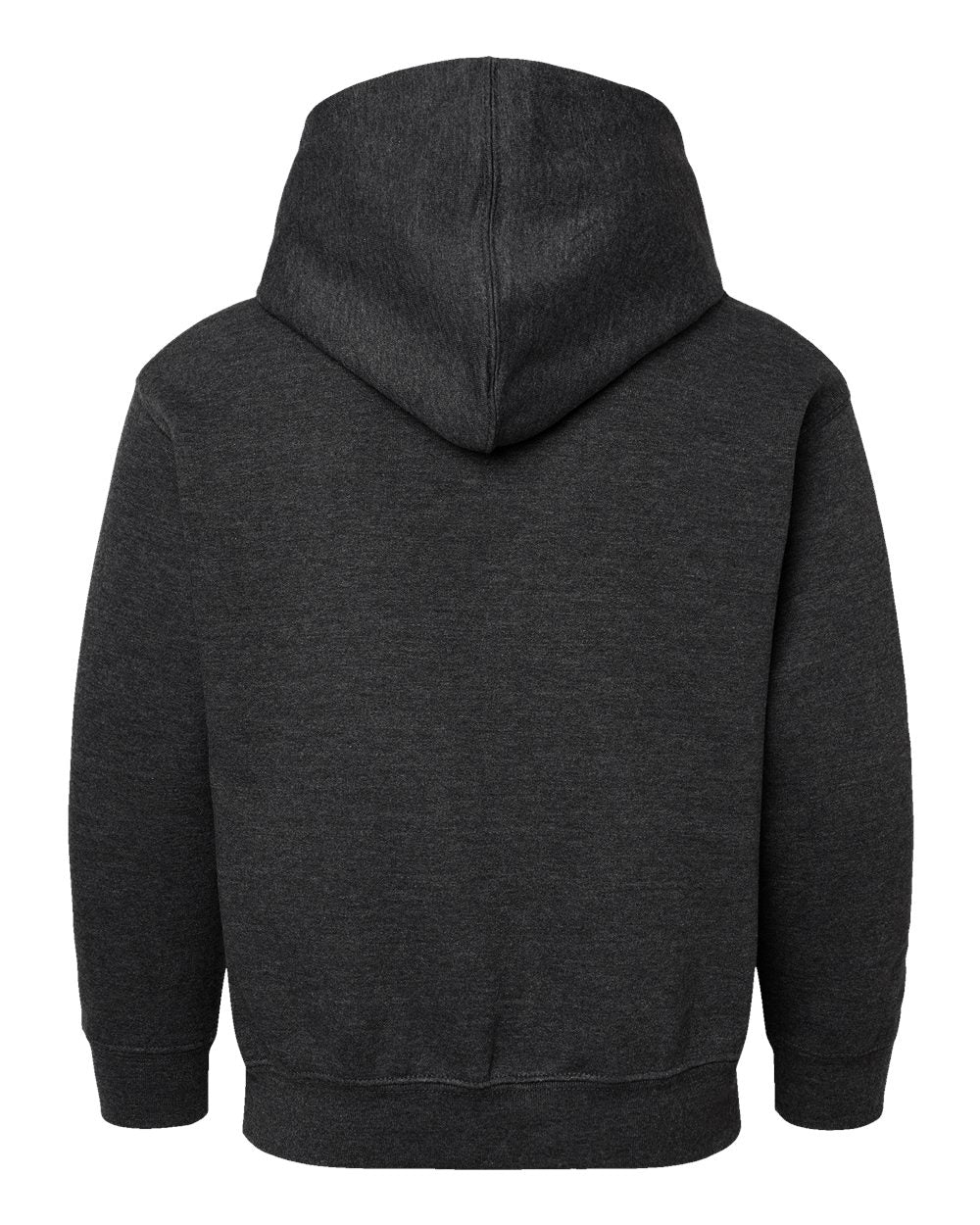 Rear View of Vintage Smoke Youth Fleece Hoodie - 2296