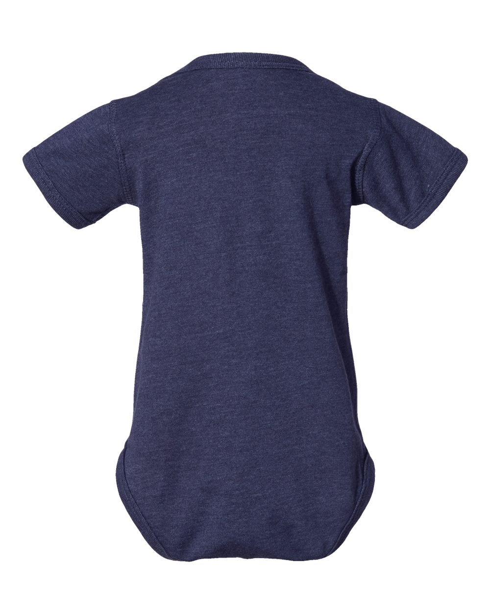 Front View of Vintage True Navy Infant Fine Jersey Bodysuit - 4424