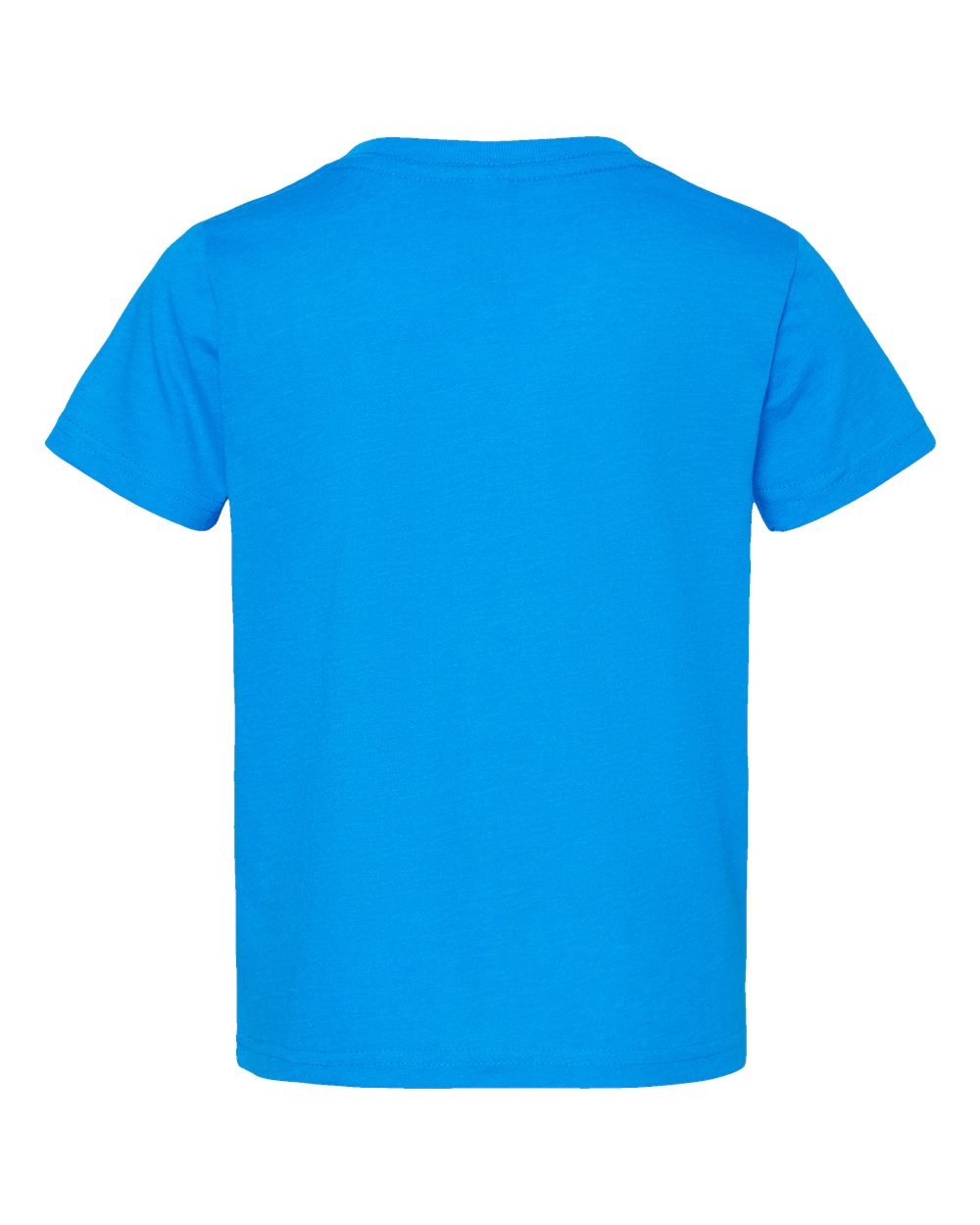 Front View of Vintage Turquoise Toddler Fine Jersey Tee - 3321