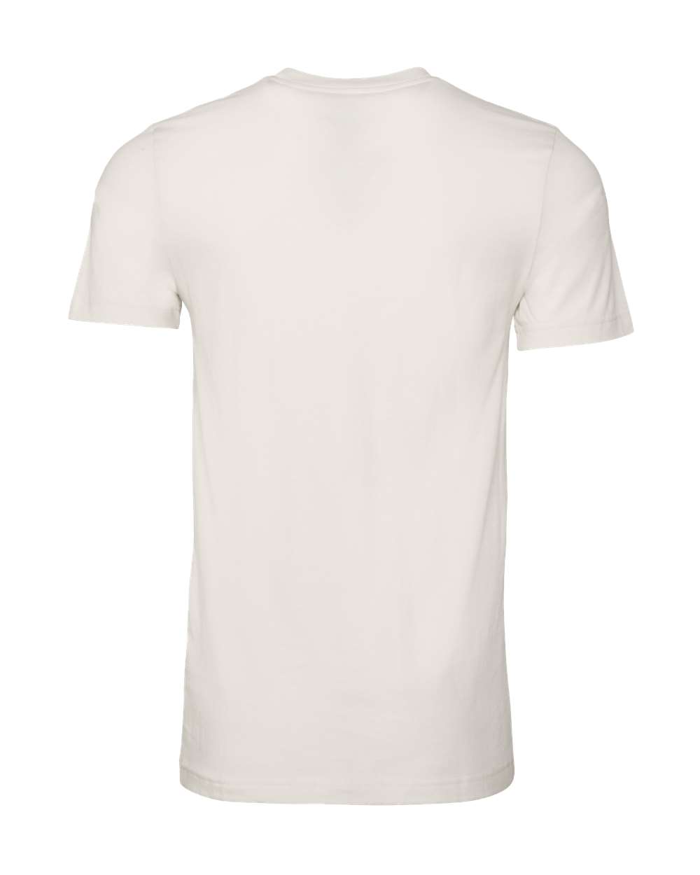 Front View of Vintage White Jersey Tee - 3001