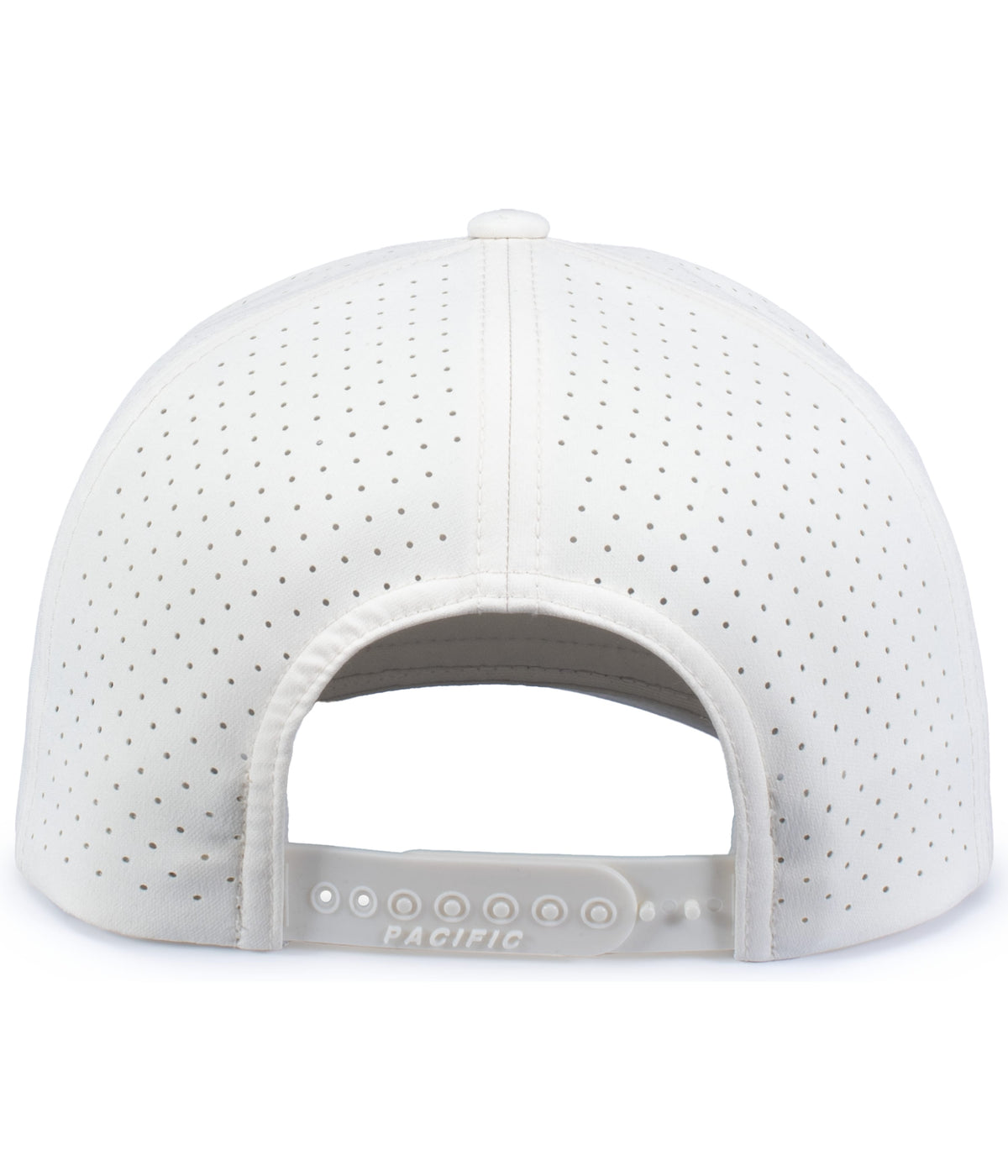 Rear View of VINTAGE WHITE WEEKENDER PERFORATED