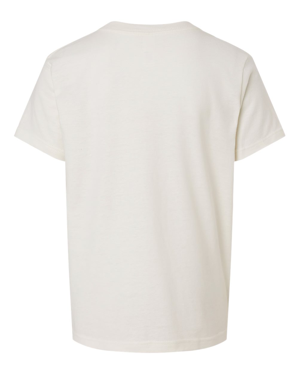 Front View of Vintage White Youth Fine Jersey T-Shirt - 235