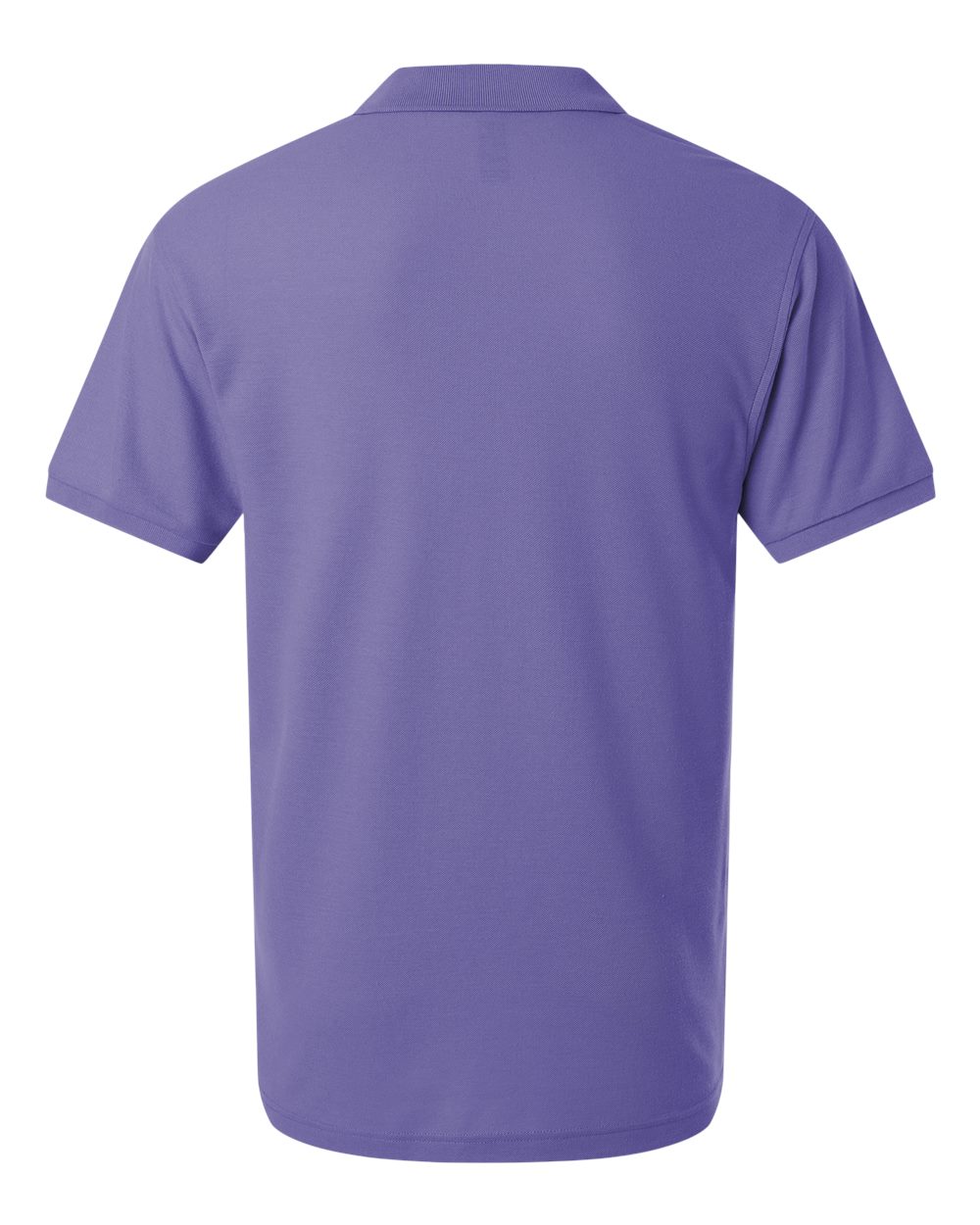Front View of Violet Pique Polo - 62800