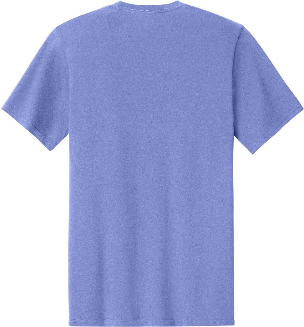 Front View of Violet Port & Co Easy Cotton Tee PC43