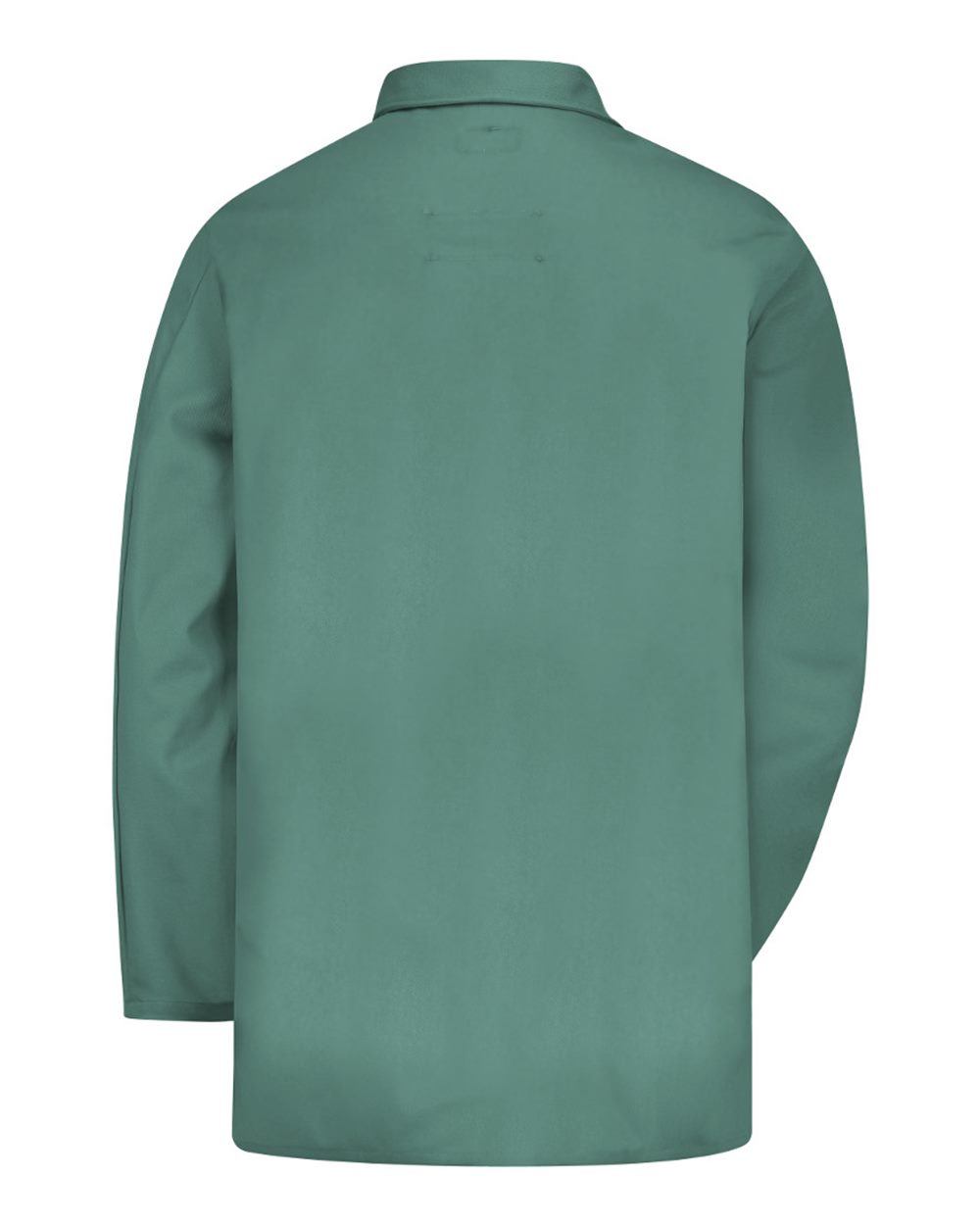 Front View of Visual Green Work Coat - EXCEL FR® - 9 oz. - Tall Sizes - KEW2T
