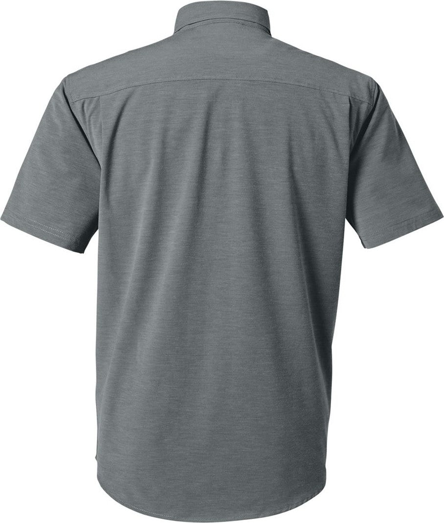 Rear View of Volcanic Ash Kona Solid Shirt - H150154