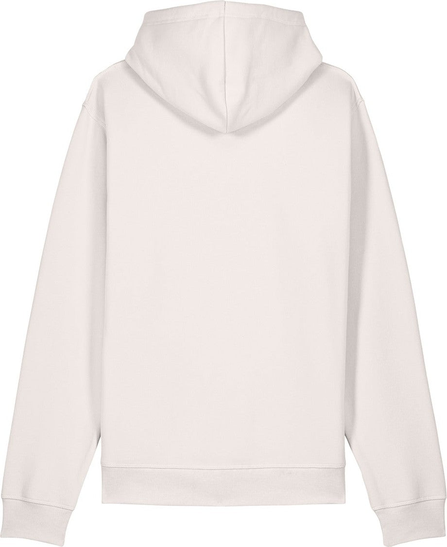 Front View of VtgWhite Stanley/Stella Unisex Drummer 2.0 Hooded Sweatshirt SXU009