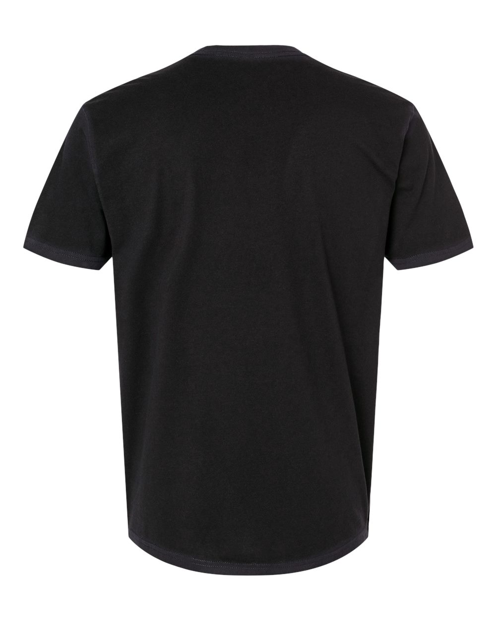 Front View of Washed Black Soft Wash T-Shirt - 3600SW