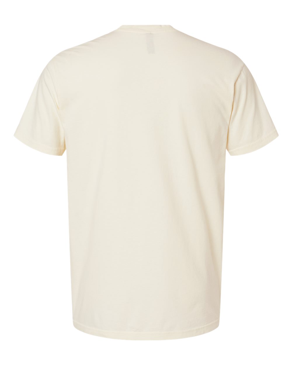 Front View of Washed Natural Soft Wash T-Shirt - 3600SW