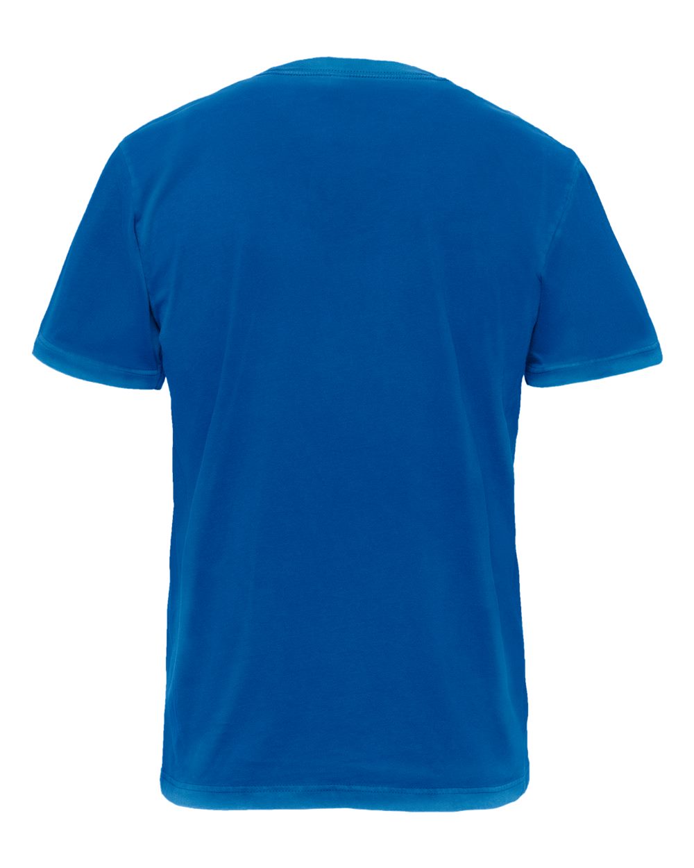 Front View of Washed Royal Soft Wash T-Shirt - 3600SW